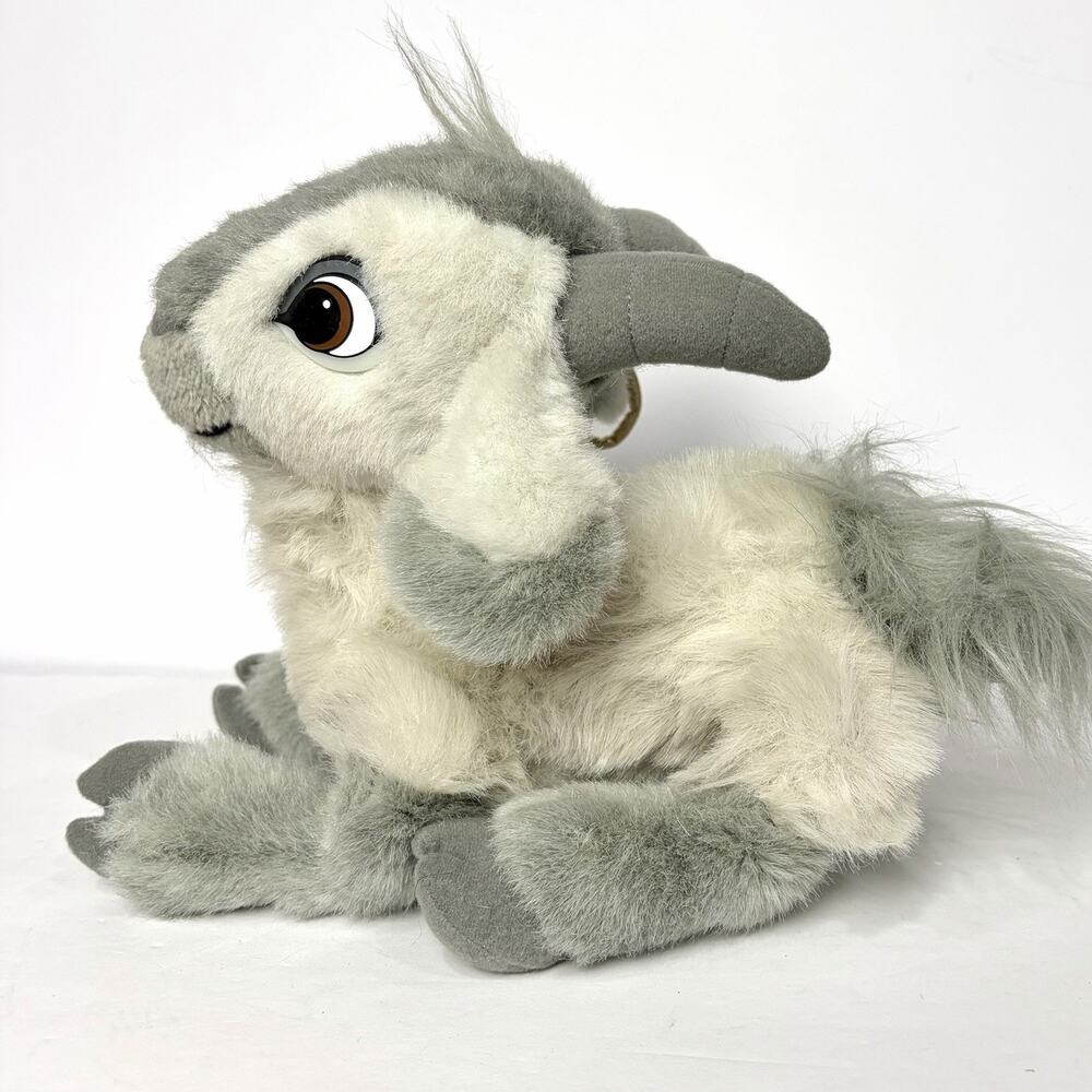 Vintage 1995 Djali Plush Goat RATTLE BELL Hooves Disney Hunchback of Notre Dame